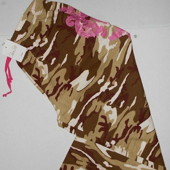 Camouflage Lounge Draw String Elastic Pants - Picture 6 of 7